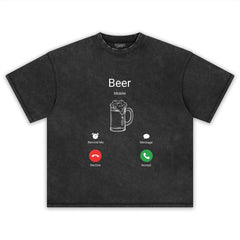 BEER CALLING FUNNY TANK TOP & TEE & LONG SLEEVE & LAYERED LS & HOODIE