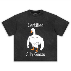 CERTIFIED SILLY GOOSE TEE & LS & HOODIE