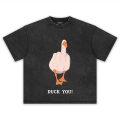 DUCK YOU! MEME TEE & LS & HOODIE