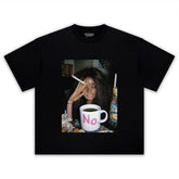 FUNNY DISGUSTING DOLL FACE MEME SMOKING TANK TOP & TEE & LONG SLEEVE & LAYERED LS & HOODIE