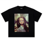 FUNNY OFFICE GIRLS FACE MEME TANK TOP & TEE & LONG SLEEVE & LAYERED LS & HOODIE