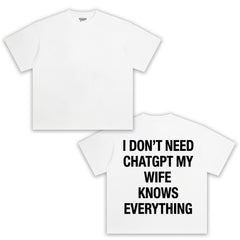 IDON'TNEEDCHATGPT TANK TOP & TEE