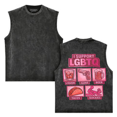 I SUPPORT LGBTQ TANK TOP & TEE