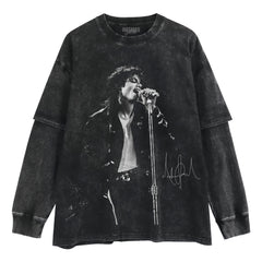 MICHAEL JACKSON SIGNATURE LAYERED LONG SLEEVE