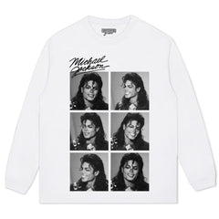MICHAEL JACKSON SIGNED PHOTO V2 TEE & LONG SLEEVE