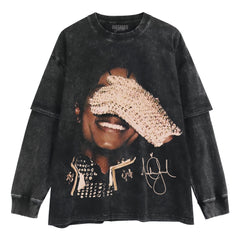 MICHAEL JACKSON GLOVE TANK TOP & TEE & LONG SLEEVE & LAYERED LS & HOODIE
