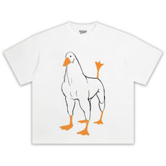 MUSCLE GOOSE TEE & LS & HOODIE