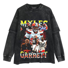 MYLES GARRETT BROWNS CLEVELAND LAYERED LONG SLEEVE