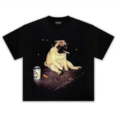 PUG SMOKING DOG LOVERS TANK TOP & TEE & LONG SLEEVE & LAYERED LS & HOODIE