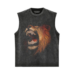 RETRO STREET STYLE & BLACK LION TANK TOP & TEE & LONG SLEEVE & LAYERED LS & HOODIE