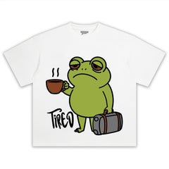 TIRED FROG TEE & LS & HOODIE