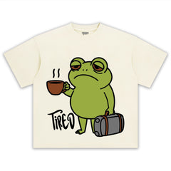 TIRED FROG TEE & LS & HOODIE