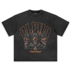 VINTAGE DOBERMAN PINSCHER STREETWEAR V4 TANK TOP & TEE & LONG SLEEVE & LAYERED LS & HOODIE