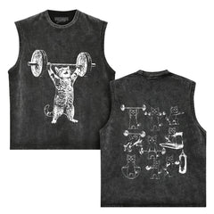 WEIGHT LIFTING GYM CAT V2 TANK TOP