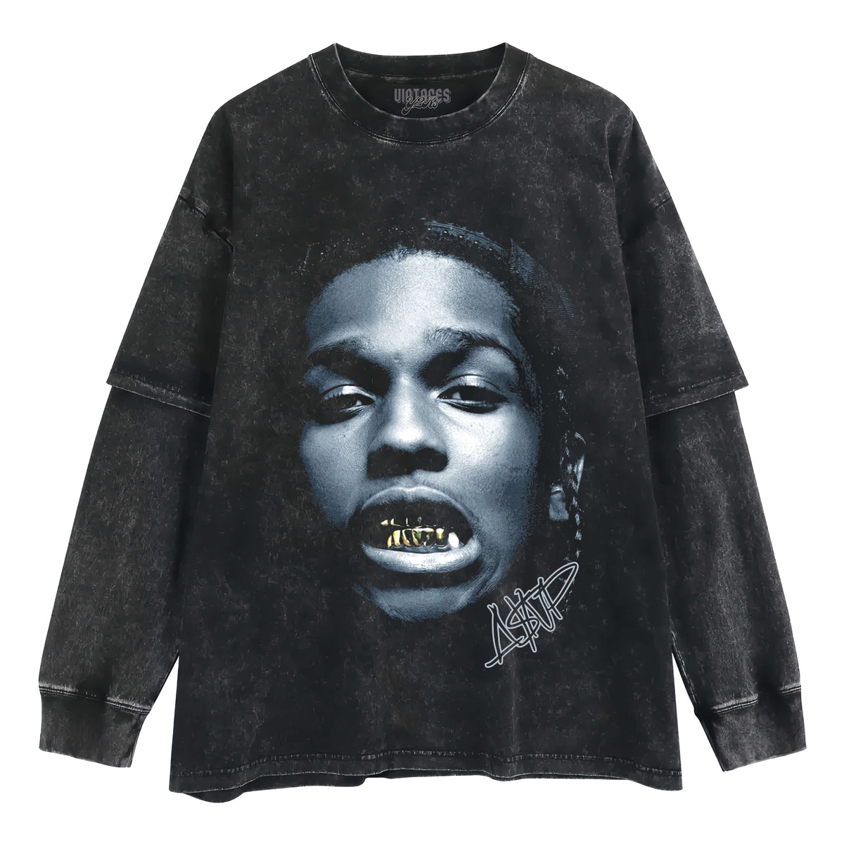 ASAP ROCKY LAYERED LONG SLEEVE