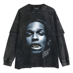 ASAP ROCKY LAYERED LONG SLEEVE