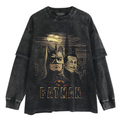 BATMAN VINTAGE V3 LAYERED LONG SLEEVE