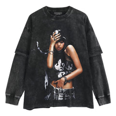BLACKPINK & LISA-ROCKSTAR V2 LAYERED LONG SLEEVE