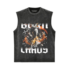 BORN FROM CHAOS GRAPHIC STREETWEAR TANK TOP & TEE & LONG SLEEVE & LAYERED LS & HOODIE