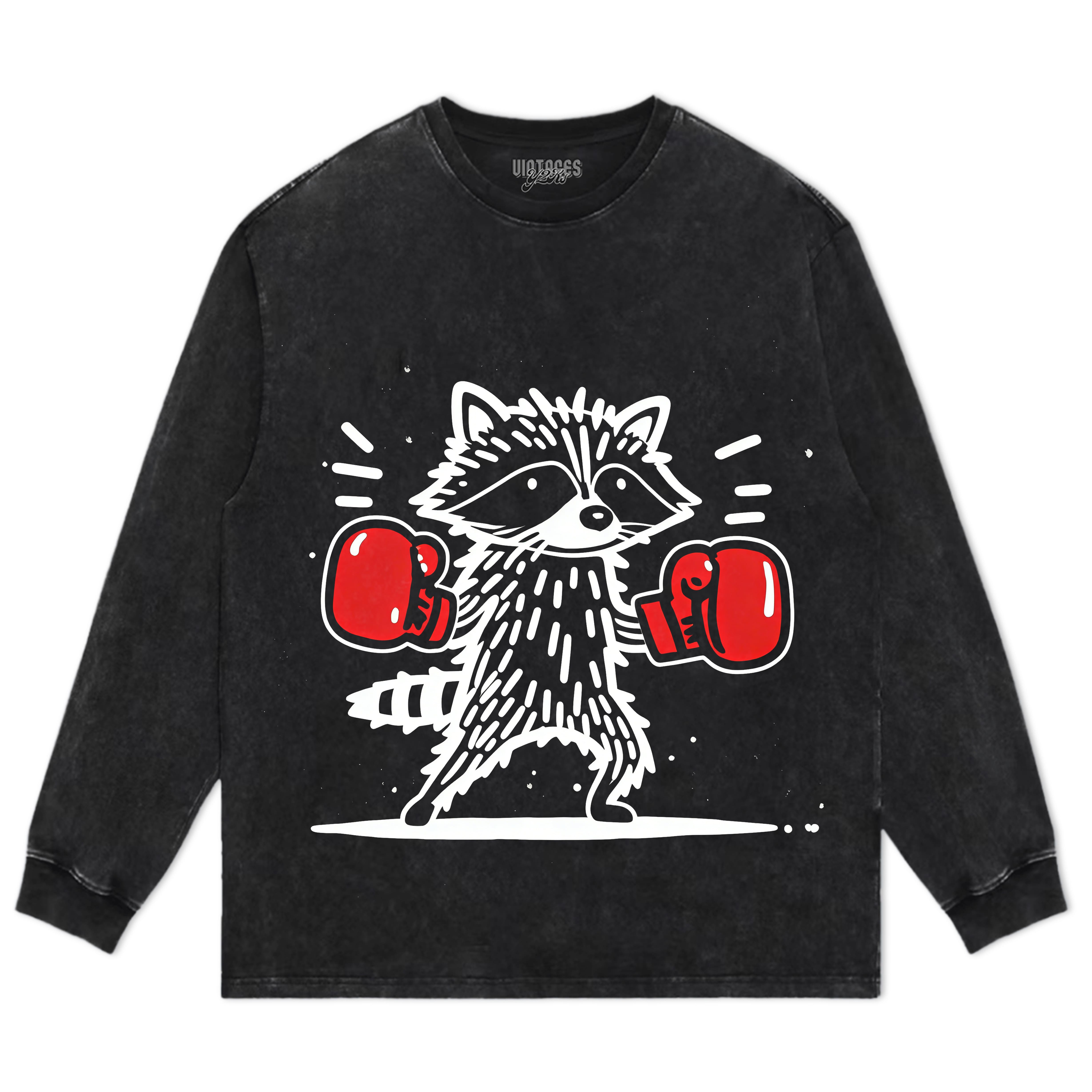BOXER RACCOON TANK TOP & TEE & LONG SLEEVE & LAYERED LS & HOODIE