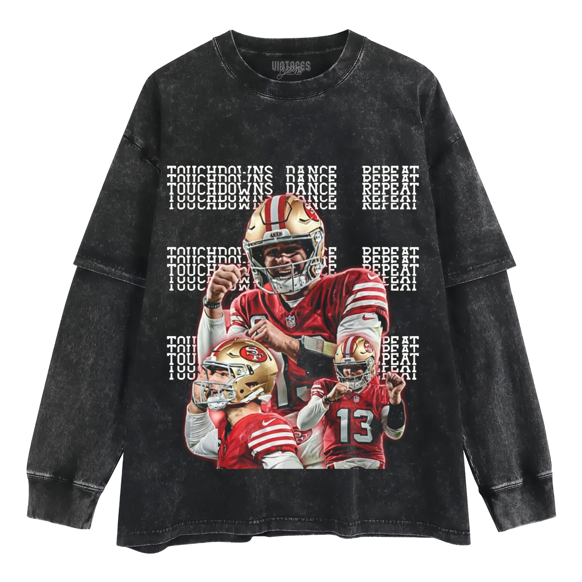 BROCK PURDY V2 LAYERED LONG SLEEVE