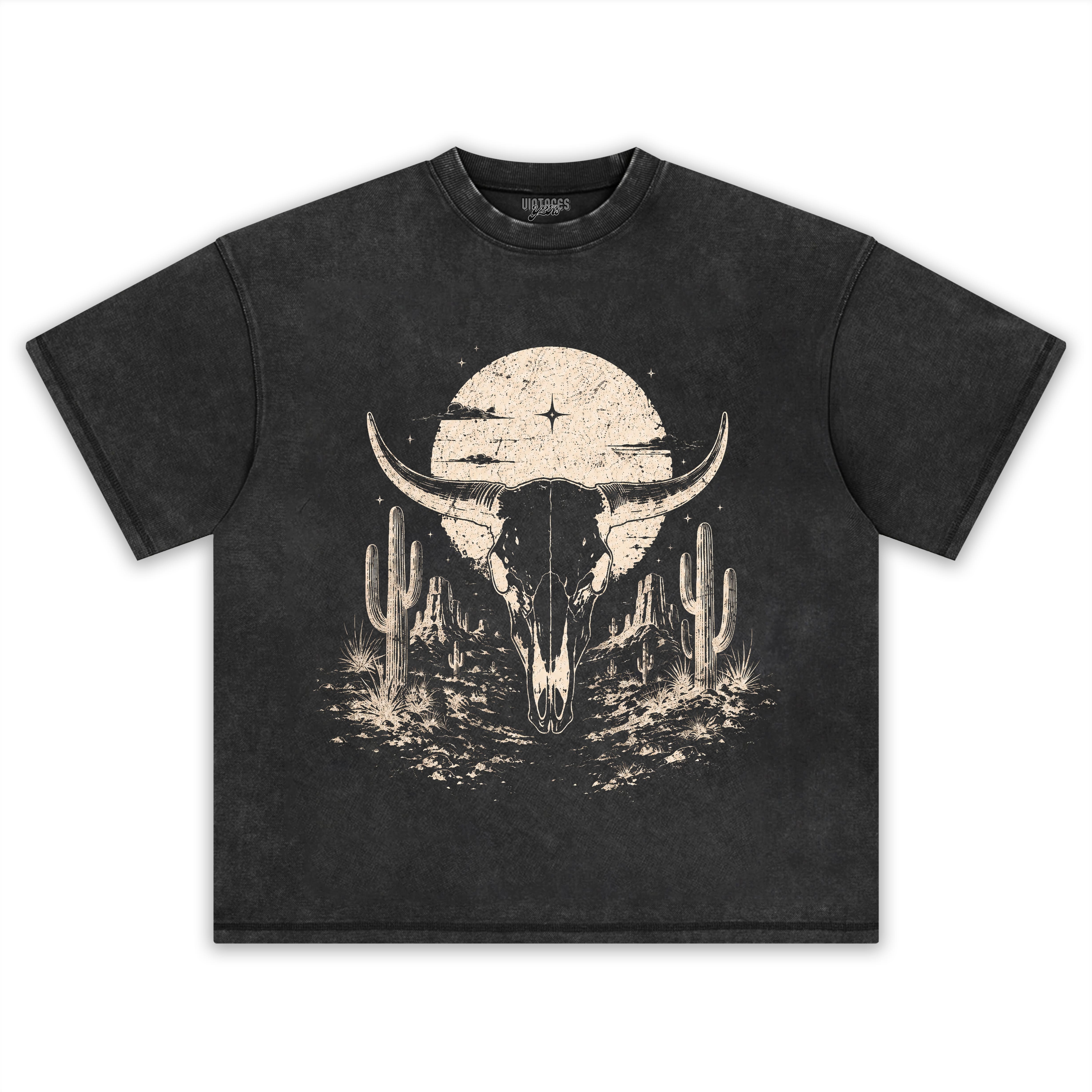 BULL SKULL WESTERN TANK TOP & TEE & LONG SLEEVE & LAYERED LS & HOODIE