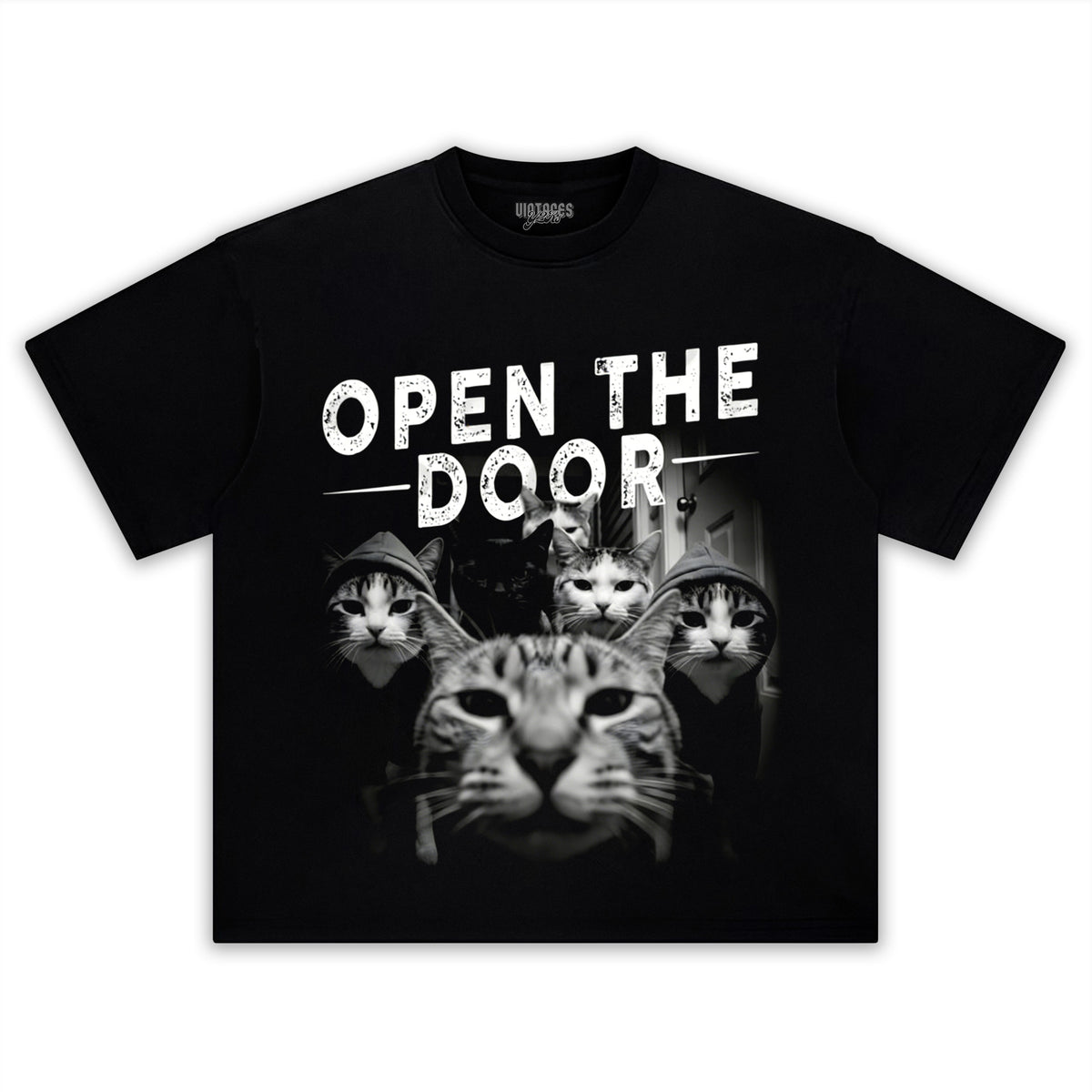 CAT GANG OPEN THE DOOR TEE & LS & HOODIE