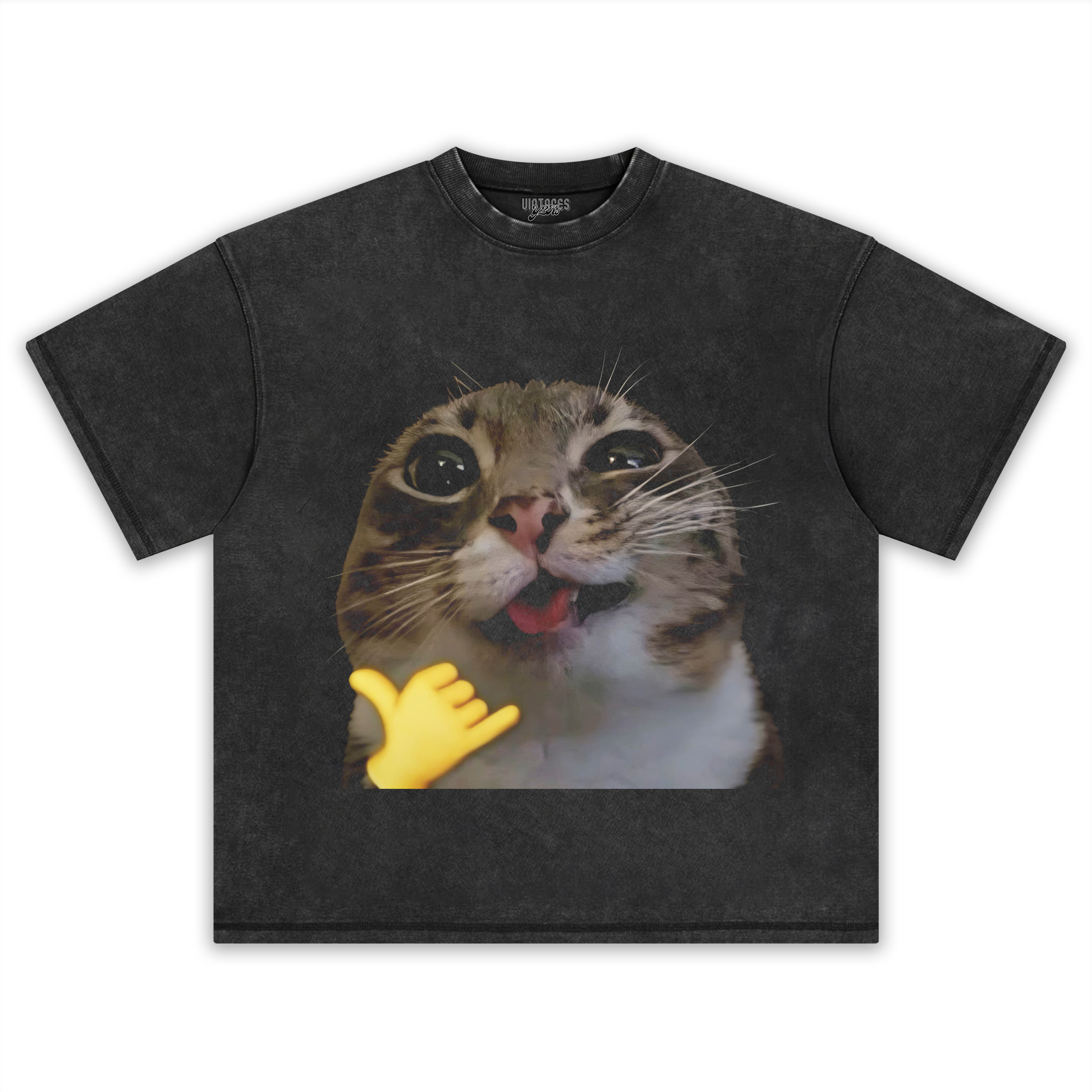 CAT MEMES FUNNY V4 TEE & LS & HOODIE