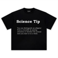 CROCODILE ALLIGATOR FUNNY SCIENCE TIP TEE & LS & HOODIE