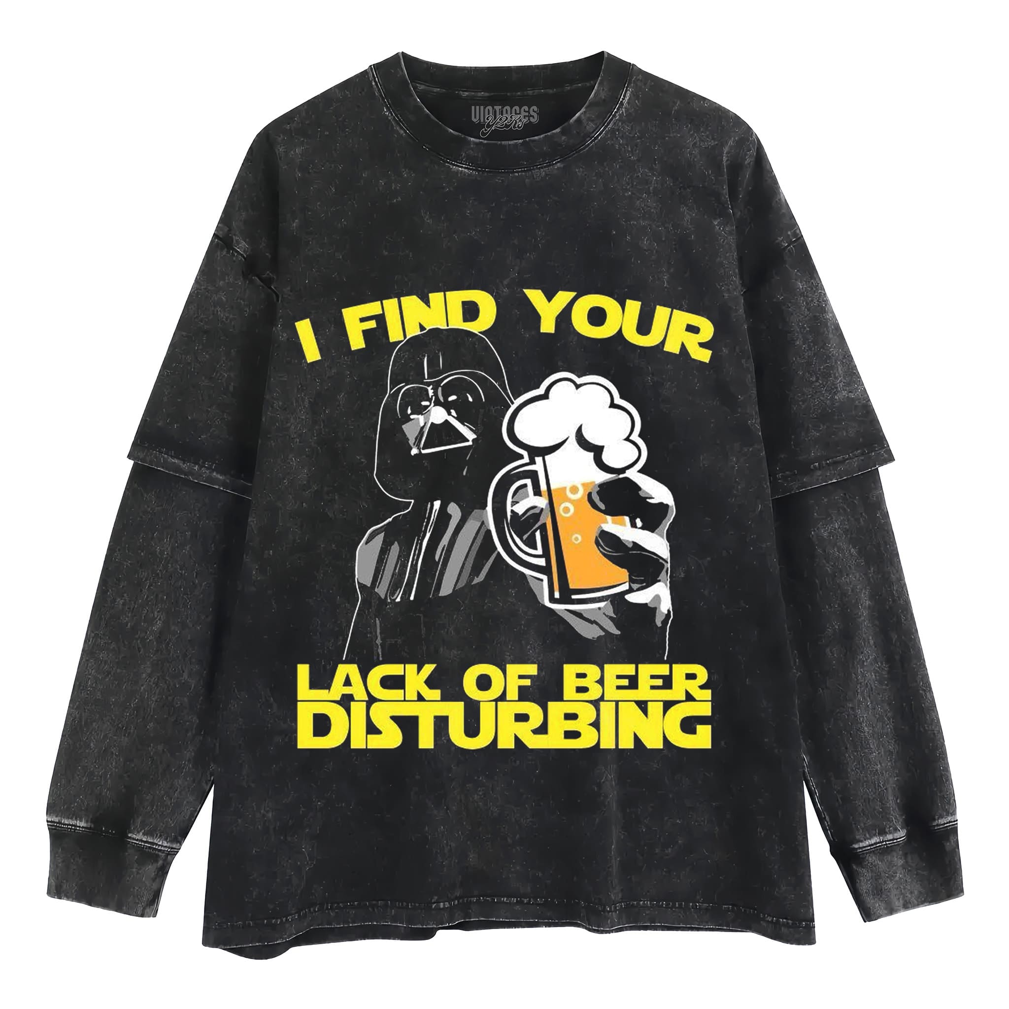 DARTH VADER FUNNY BEER TANK TOP & TEE & LONG SLEEVE & LAYERED LS & HOODIE