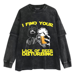 DARTH VADER FUNNY BEER TANK TOP & TEE & LONG SLEEVE & LAYERED LS & HOODIE