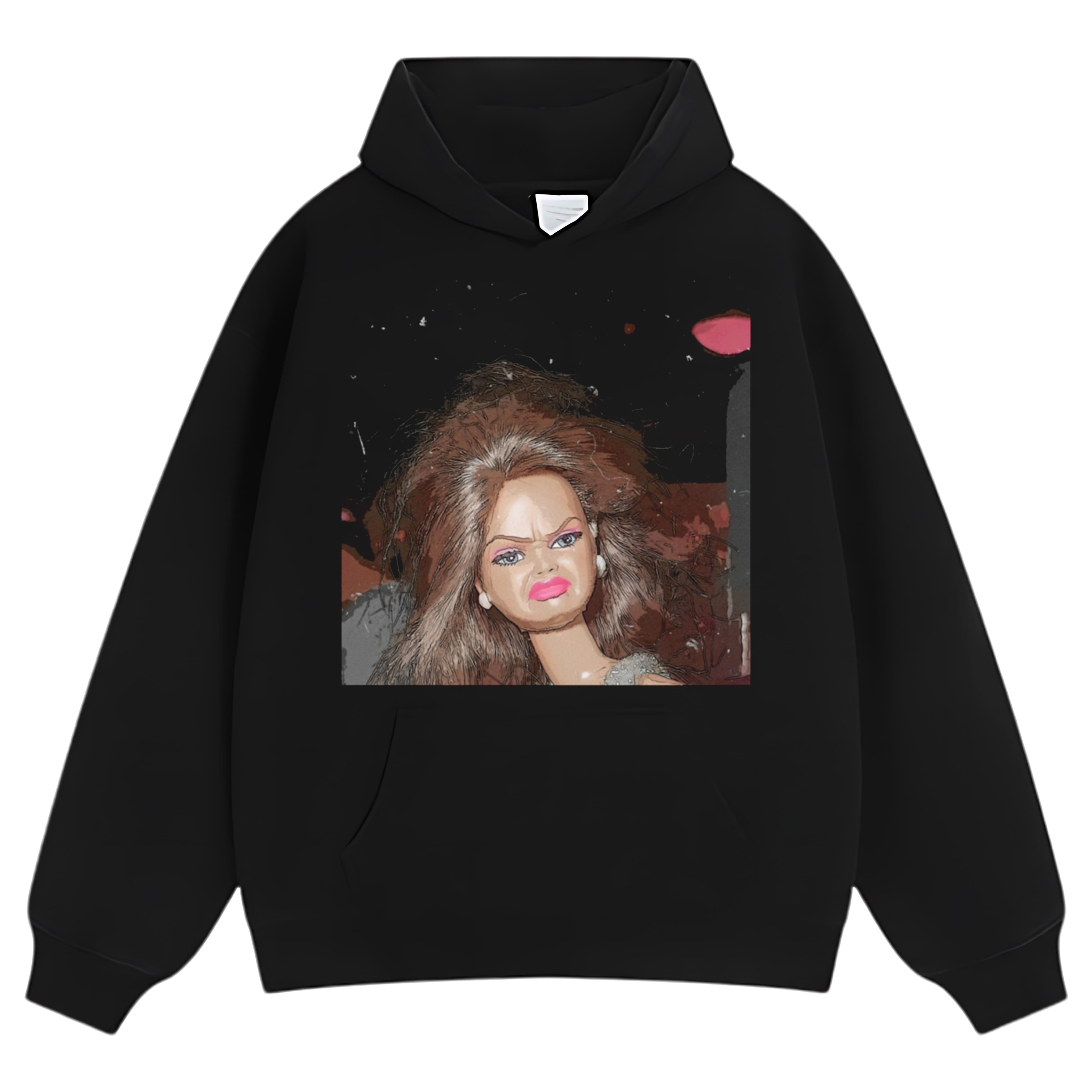 DISGUSTED-BARBIE-FACE TANK TOP & TEE & LONG SLEEVE & LAYERED LS & HOODIE