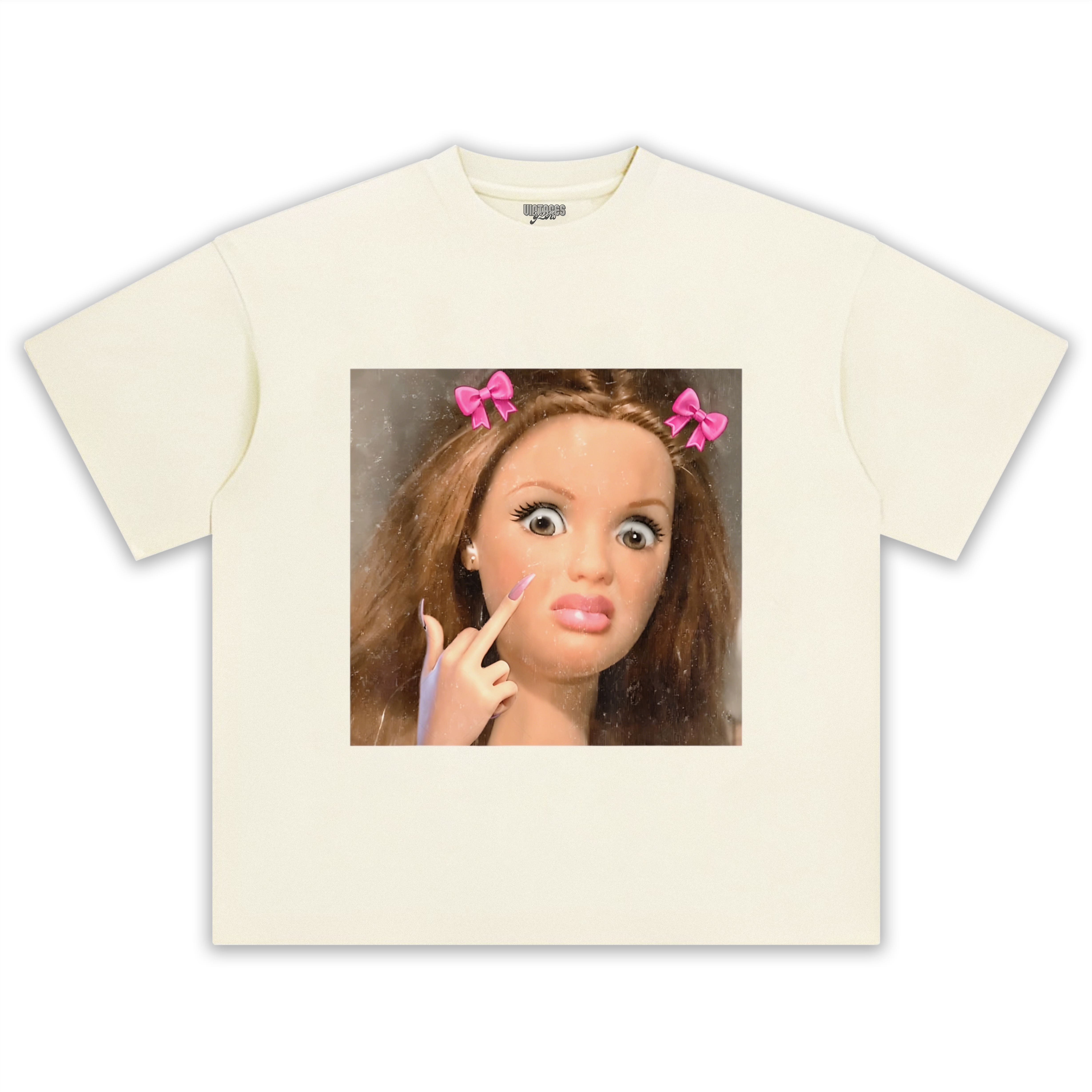 DISGUSTED DOLL MEME FACE TANK TOP & TEE & LONG SLEEVE & LAYERED LS & HOODIE