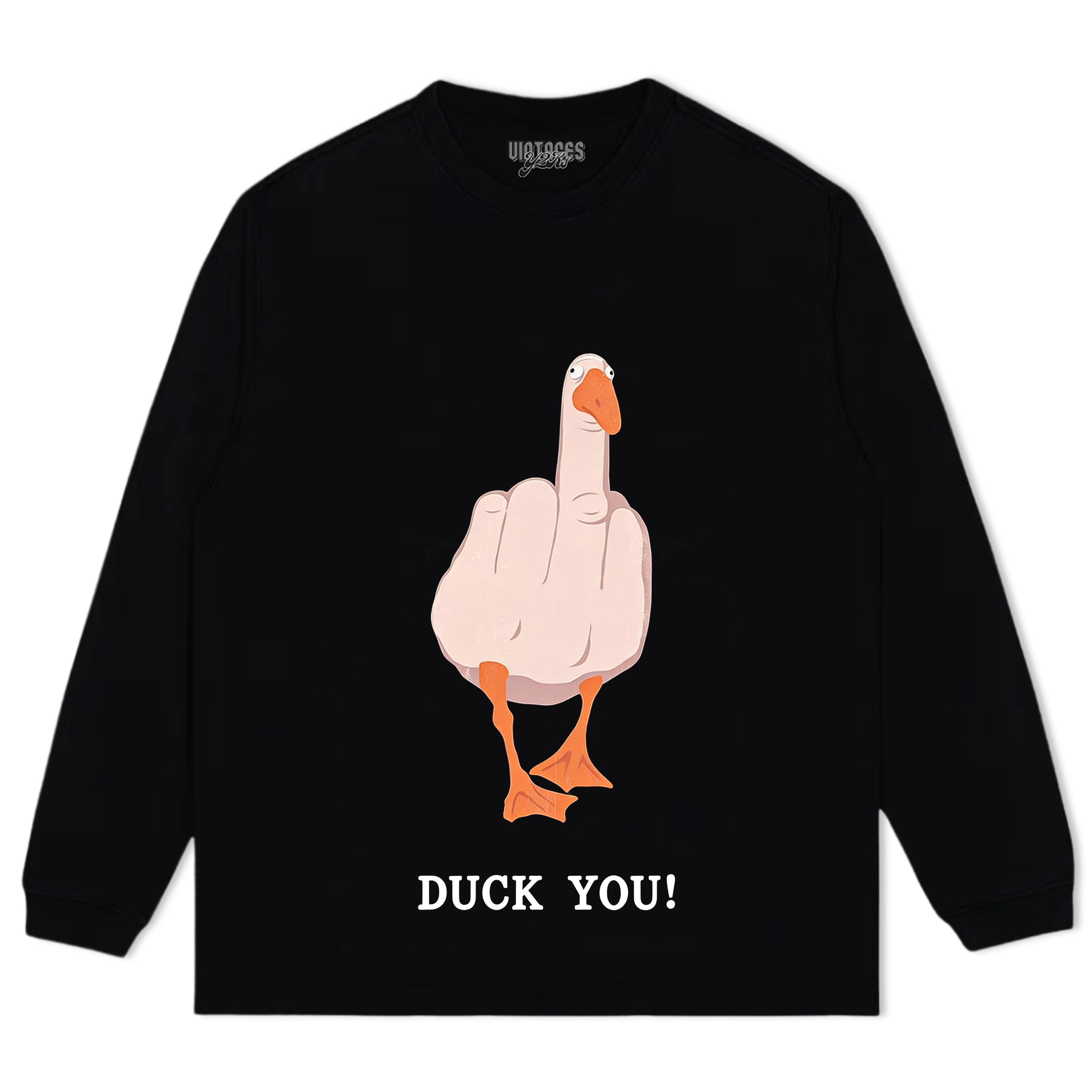 DUCK YOU! MEME TEE & LS & HOODIE