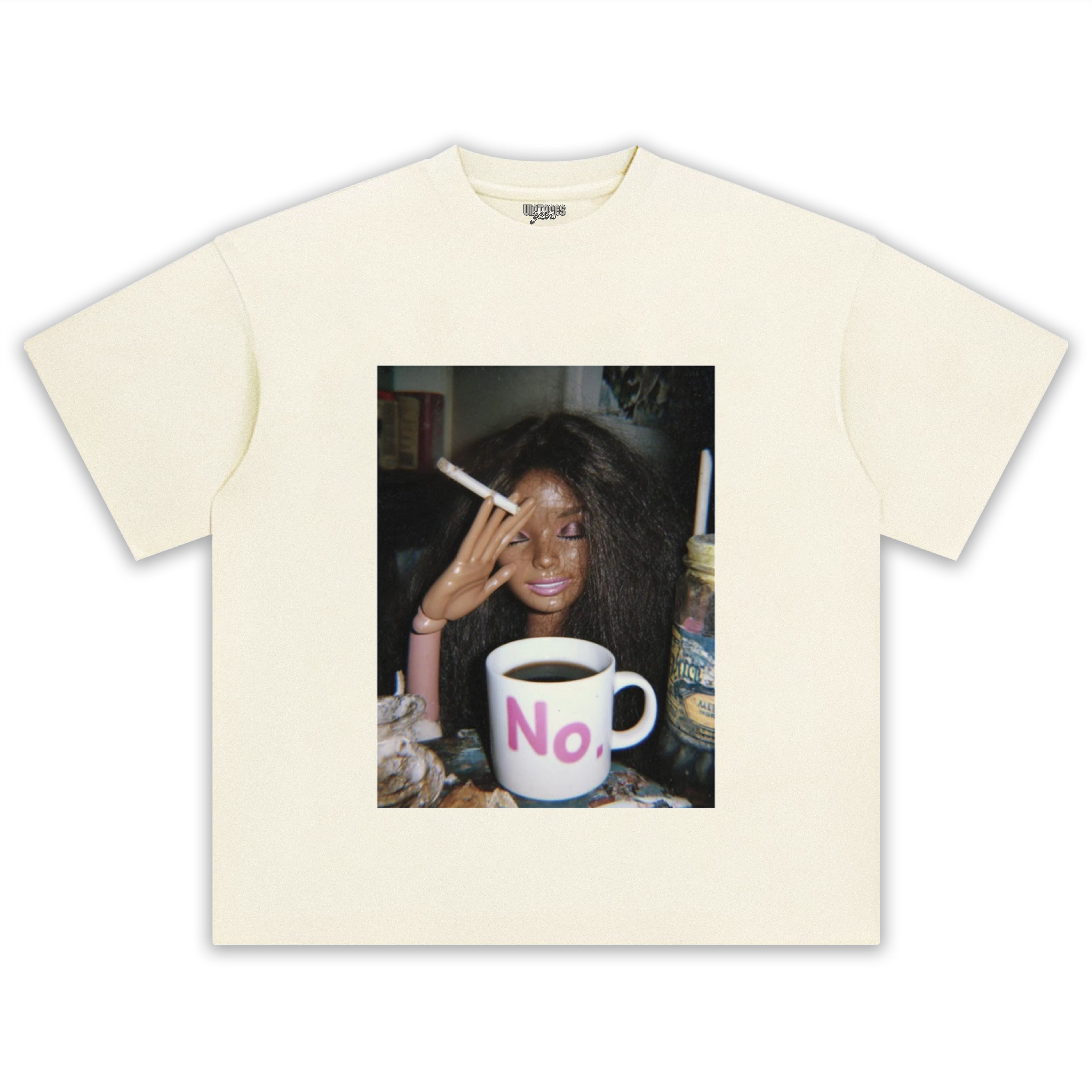 FUNNY DISGUSTING DOLL FACE MEME SMOKING TANK TOP & TEE & LONG SLEEVE & LAYERED LS & HOODIE