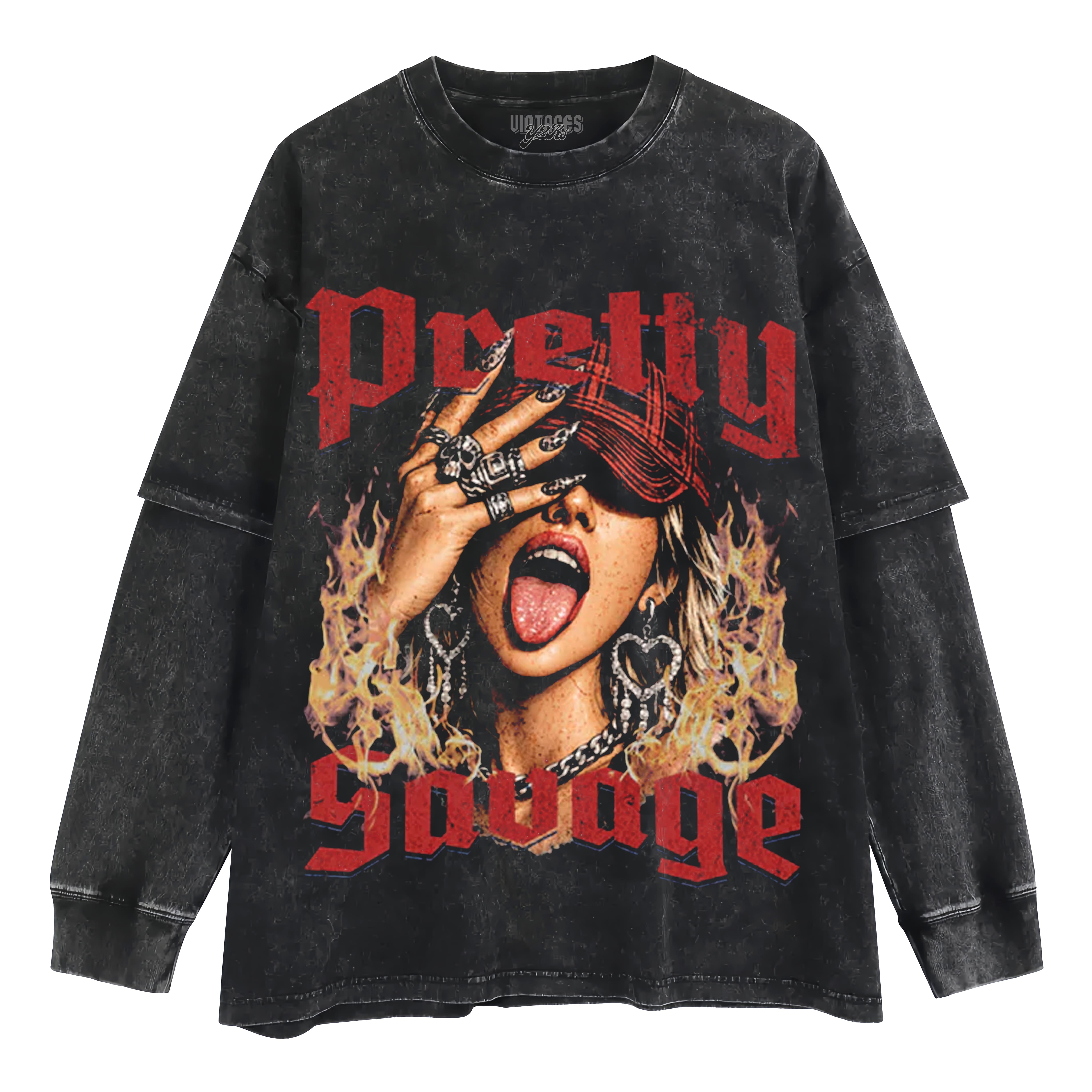GRUNGE PUNK TANK TOP & TEE & LONG SLEEVE & LAYERED LS & HOODIE