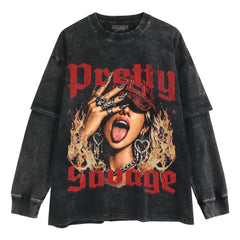 GRUNGE PUNK TANK TOP & TEE & LONG SLEEVE & LAYERED LS & HOODIE