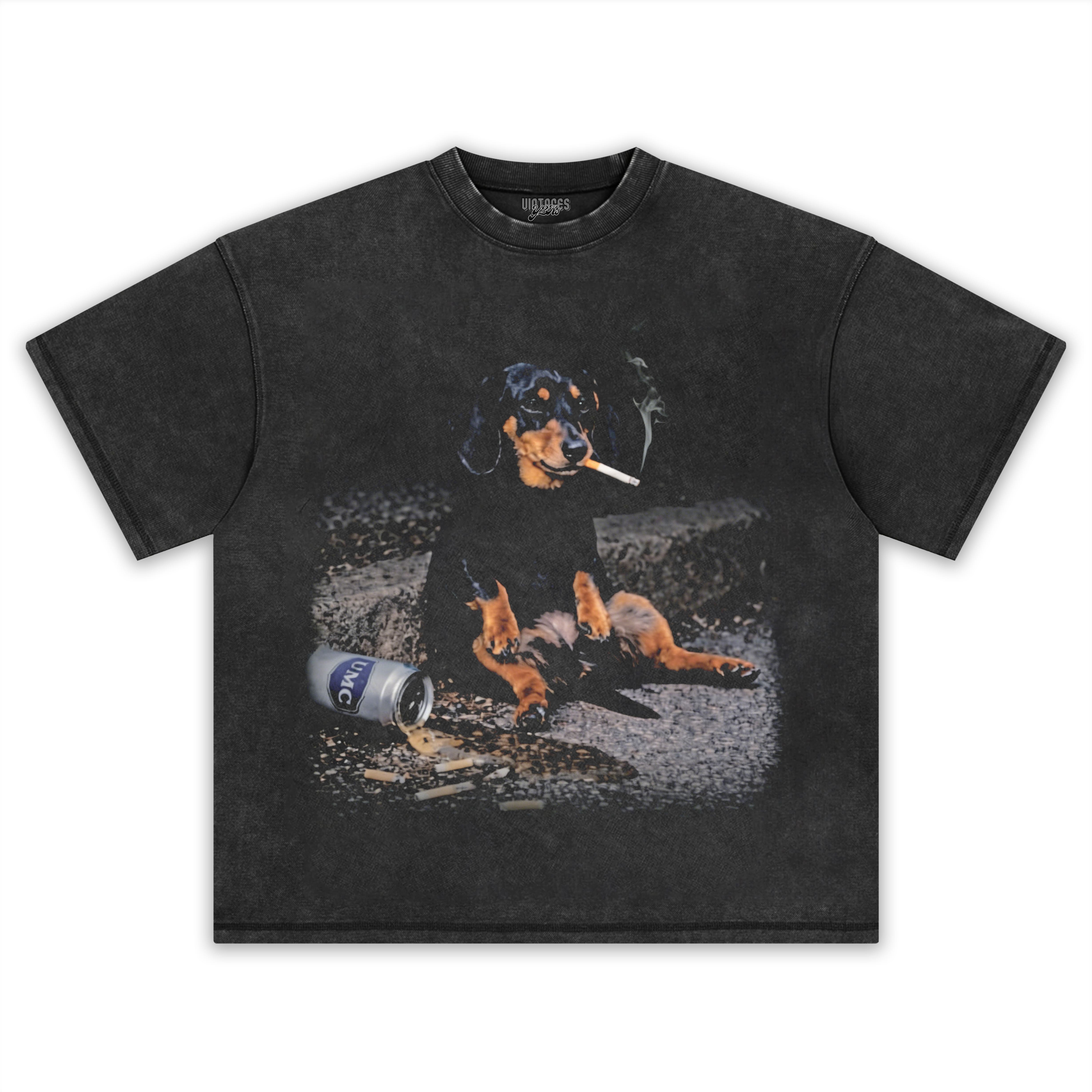 HARD DAYS - DACHSHUND TANK TOP & TEE & LONG SLEEVE & LAYERED LS & HOODIE