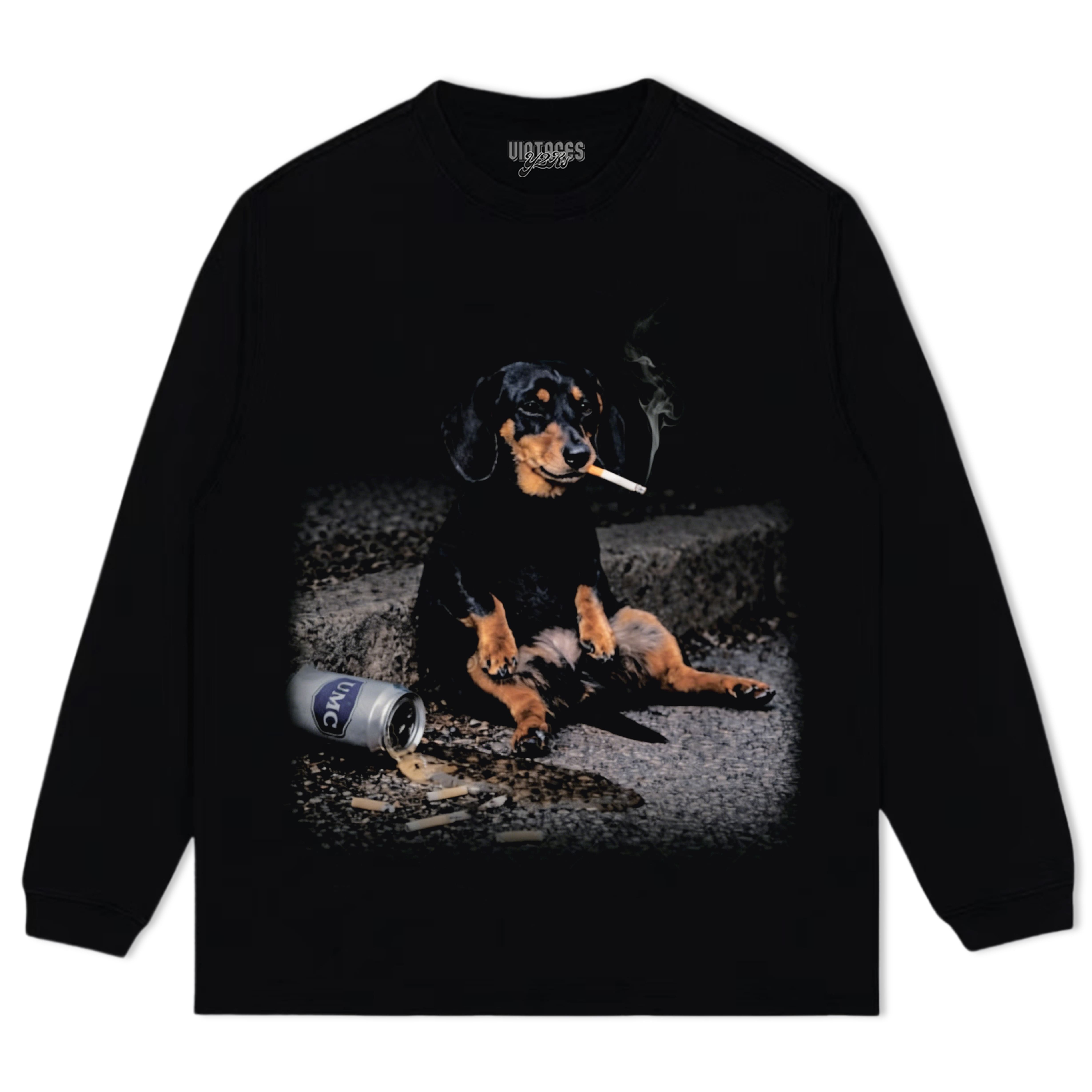 HARD DAYS - DACHSHUND TANK TOP & TEE & LONG SLEEVE & LAYERED LS & HOODIE
