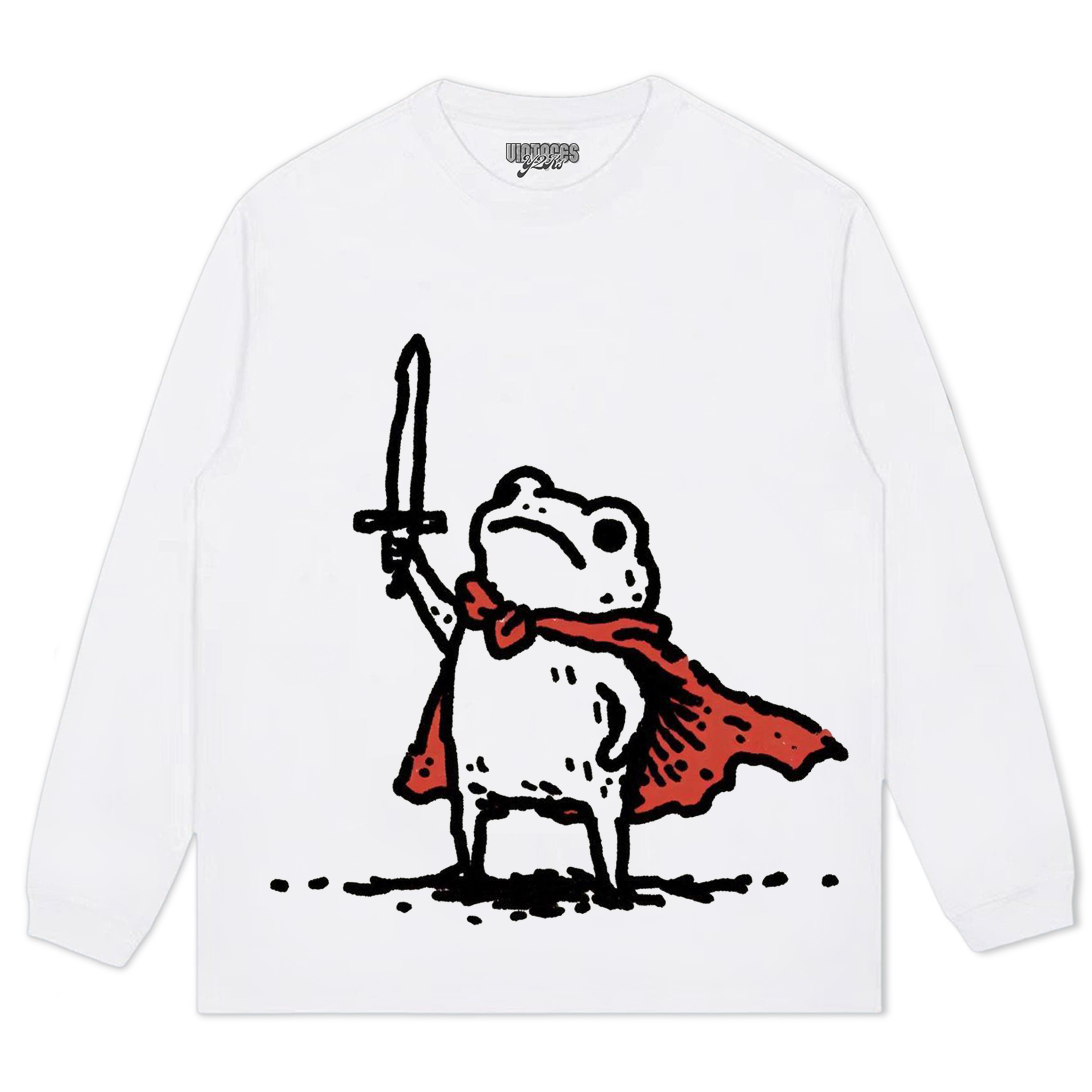 HUZZAH FROG TEE & LS