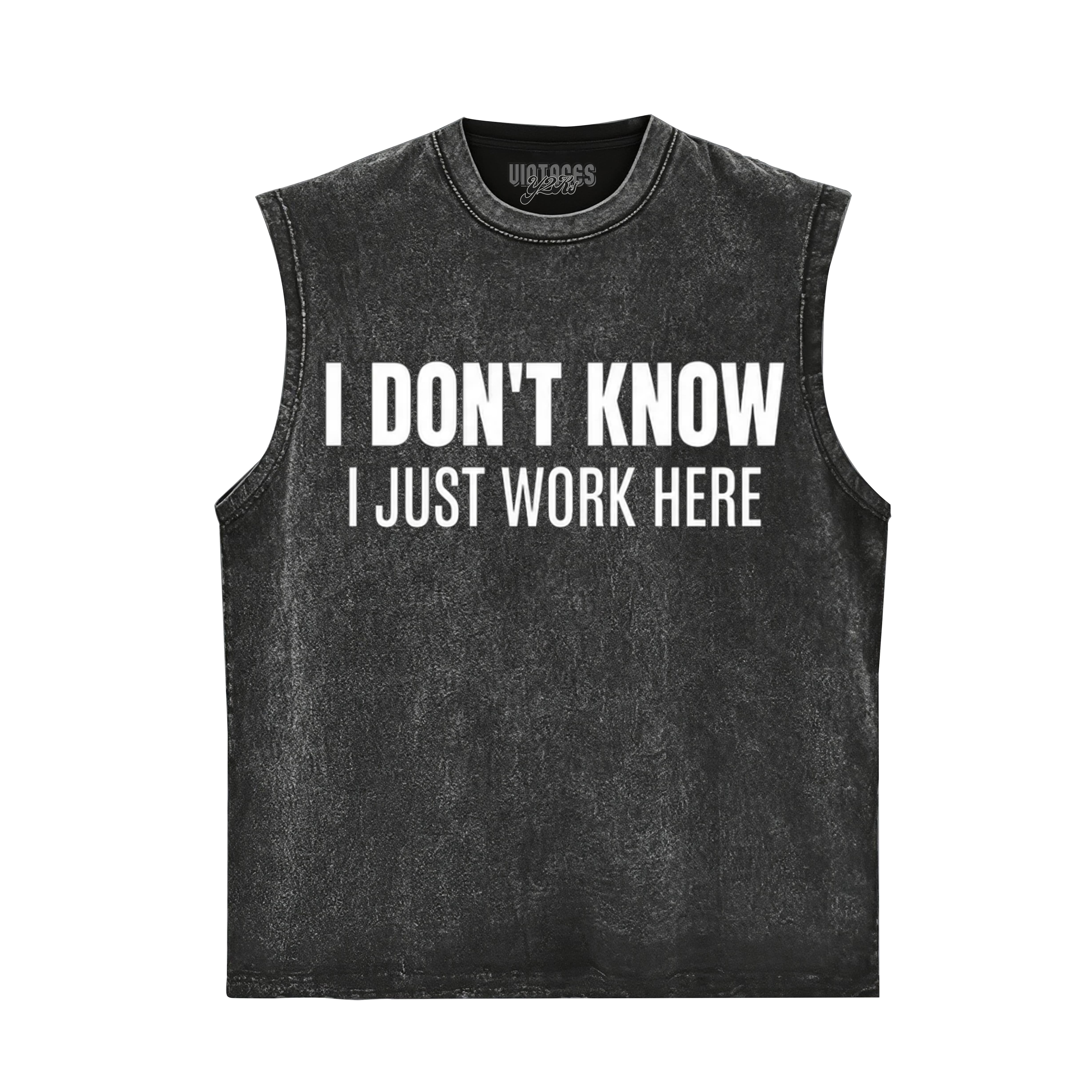 I JUST WORK HERE TANK TOP & TEE & LONG SLEEVE & LAYERED LS & HOODIE