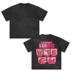 I SUPPORT LGBTQ TANK TOP & TEE