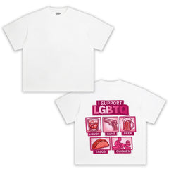 I SUPPORT LGBTQ TANK TOP & TEE