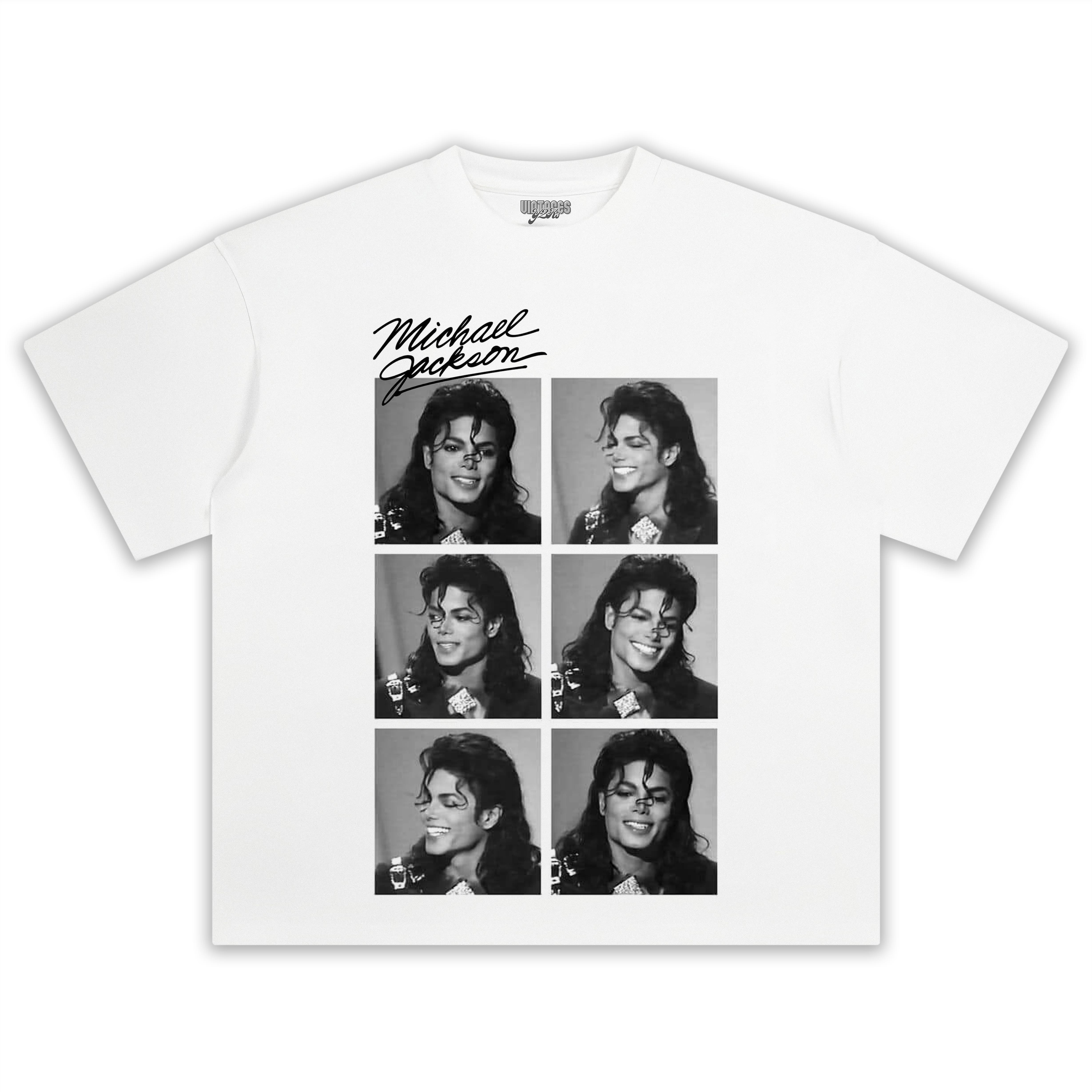 MICHAEL JACKSON SIGNED PHOTO V2 TEE & LONG SLEEVE
