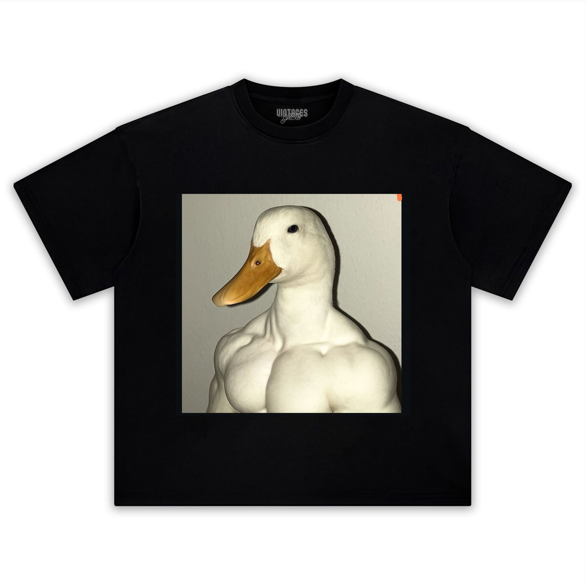 MUSCLE GOOSE MEME TEE & LS & HOODIE