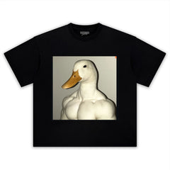 MUSCLE GOOSE MEME TEE & LS & HOODIE