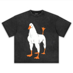MUSCLE GOOSE TEE & LS & HOODIE