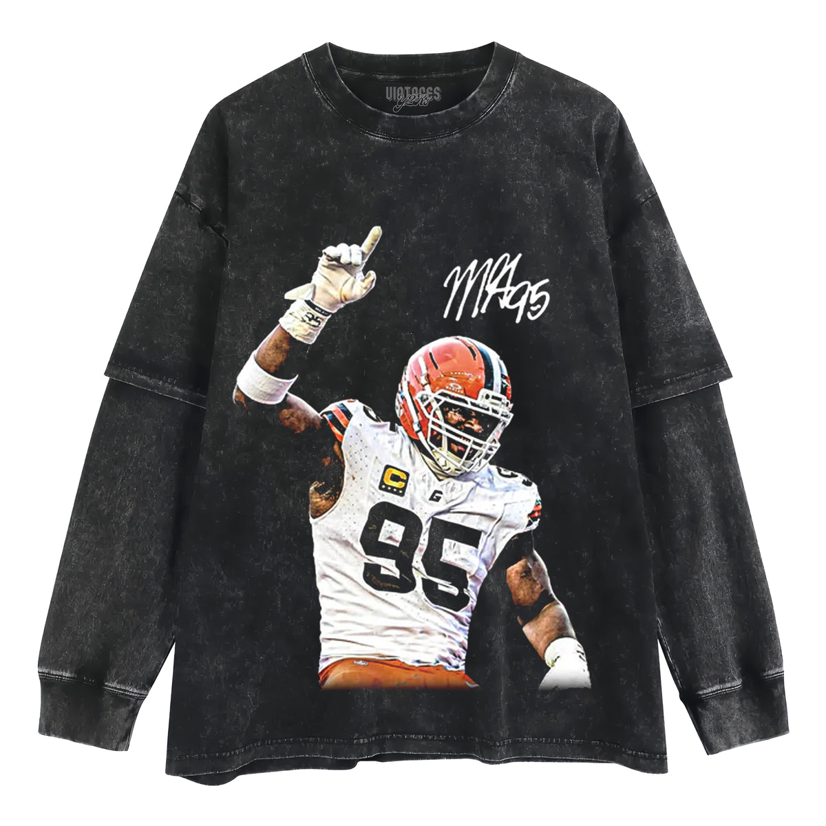 MYLES GARRETT & SACK KING LAYERED LONG SLEEVE