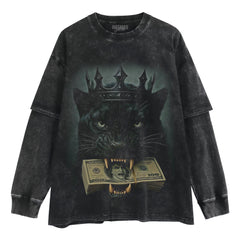 RETRO STREET STYLE & BLACK PANTHER V2 TANK TOP & TEE & LONG SLEEVE & LAYERED LS & HOODIE