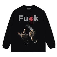 RETRO STREET STYLE FU$K TEE & LS & HOODIE